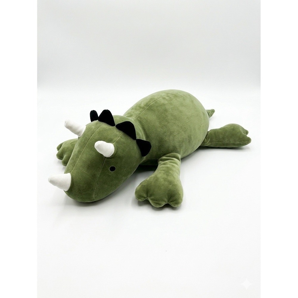 Pillowfort Weighted HEAVY Plush Stuffed‎ Pillow Tricertops Dinosaur Discontinued
